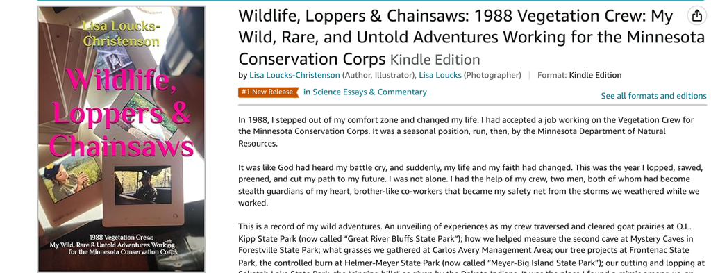 Wildlife, Loppers &amp; Chainsaws: 1988 Vegetation Crew: My Wild, Rare, and Untold Adventures Working for the Minnesota Conservation Corps&nbsp;Kindle Edition