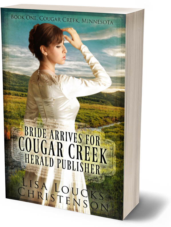 Bride Arrives for Cougar Creek Herald Publisher